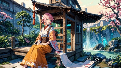 4K唯美古风少女