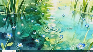 水波荡漾小花