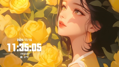 玫瑰花园，黄玫瑰