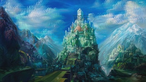 唯美治愈城堡风景