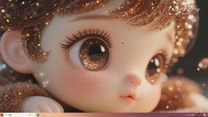 可爱粒子的小男孩