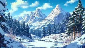 雪山森林