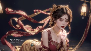 古风敦煌少女