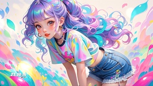 涂鸦少女