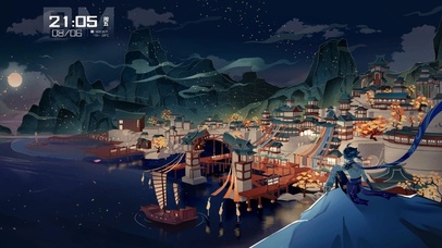 #原神#璃月港夜景#魈