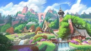 唯美乡间小村