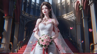 唯美新娘美杜莎