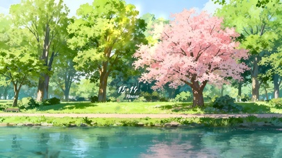 鸟鸣花香的山谷