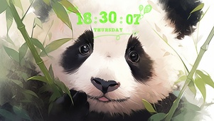 可爱熊猫宝贝