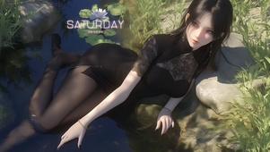 皎若太阳升朝霞 灼若芙蓉出绿波