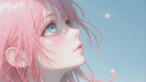 她好像一闪一闪的小星星