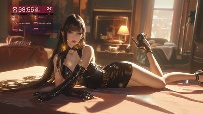 她的笑容如同星星点点的夜空