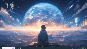 遥望地球