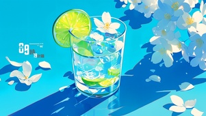 栀子柠檬夏季