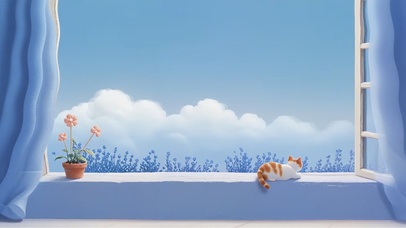 看窗外治愈的风景