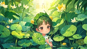 夏日池塘