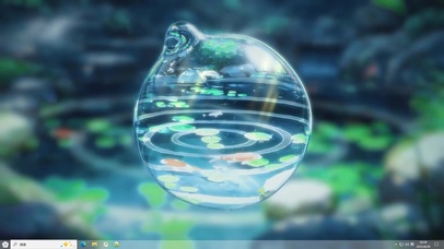 鲤戏清池-桌面主题