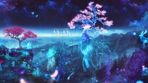 唯美梦幻夜晚景色