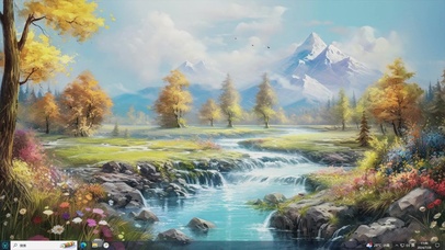 田园插画-桌面主题