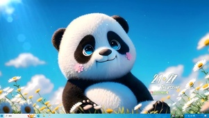  4K 可爱熊猫宝宝