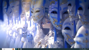 神秘面具少女