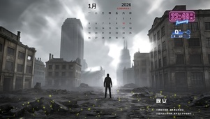 废墟中那个顽强的背影