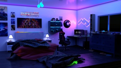 4k 炫酷电竞房间