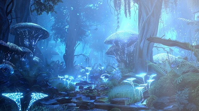 神秘外星荧光生物丛林