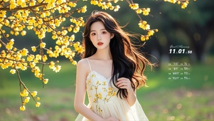 腊梅青春少女