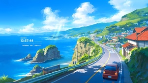 海边尽头公路