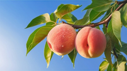 护眼壁纸水蜜桃