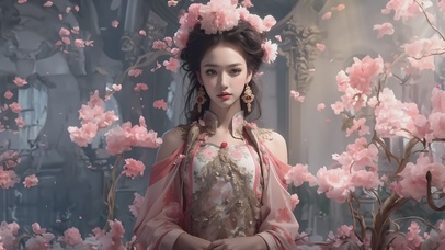 【4K】桃花少女