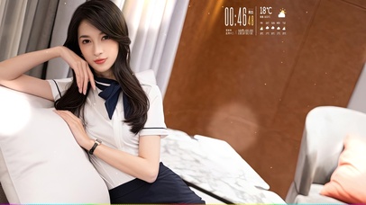 4K清纯制服美女