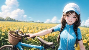 自行车女孩