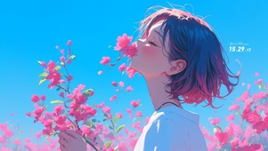 樱花季少女
