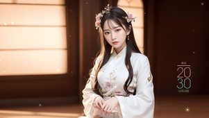 治愈国风少女