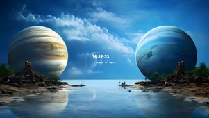 蓝色的星球