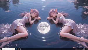 水中月