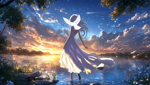 少女与白鸽
