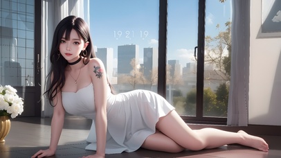 白色睡衣