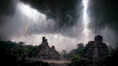 唯美治愈梦幻山谷