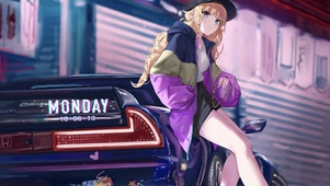 跑车女孩