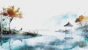 水墨插画