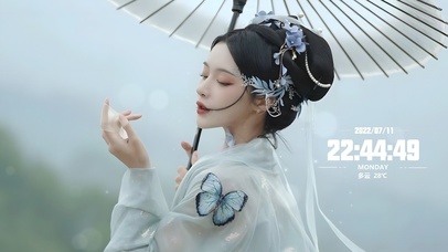唯美清纯古风美女
