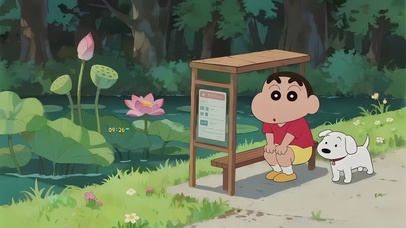 可爱荷塘车站小新