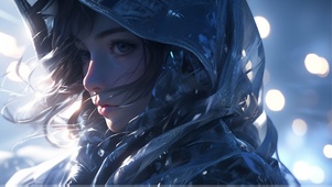 风中少女