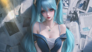 4K可爱画报少女