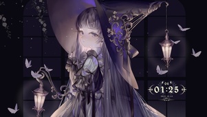 4K唯美治愈蝴蝶魔女
