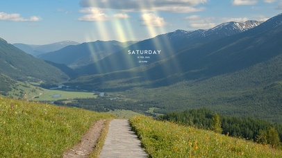 唯美午后乡村小路