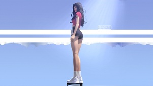 极简主义 立体美女